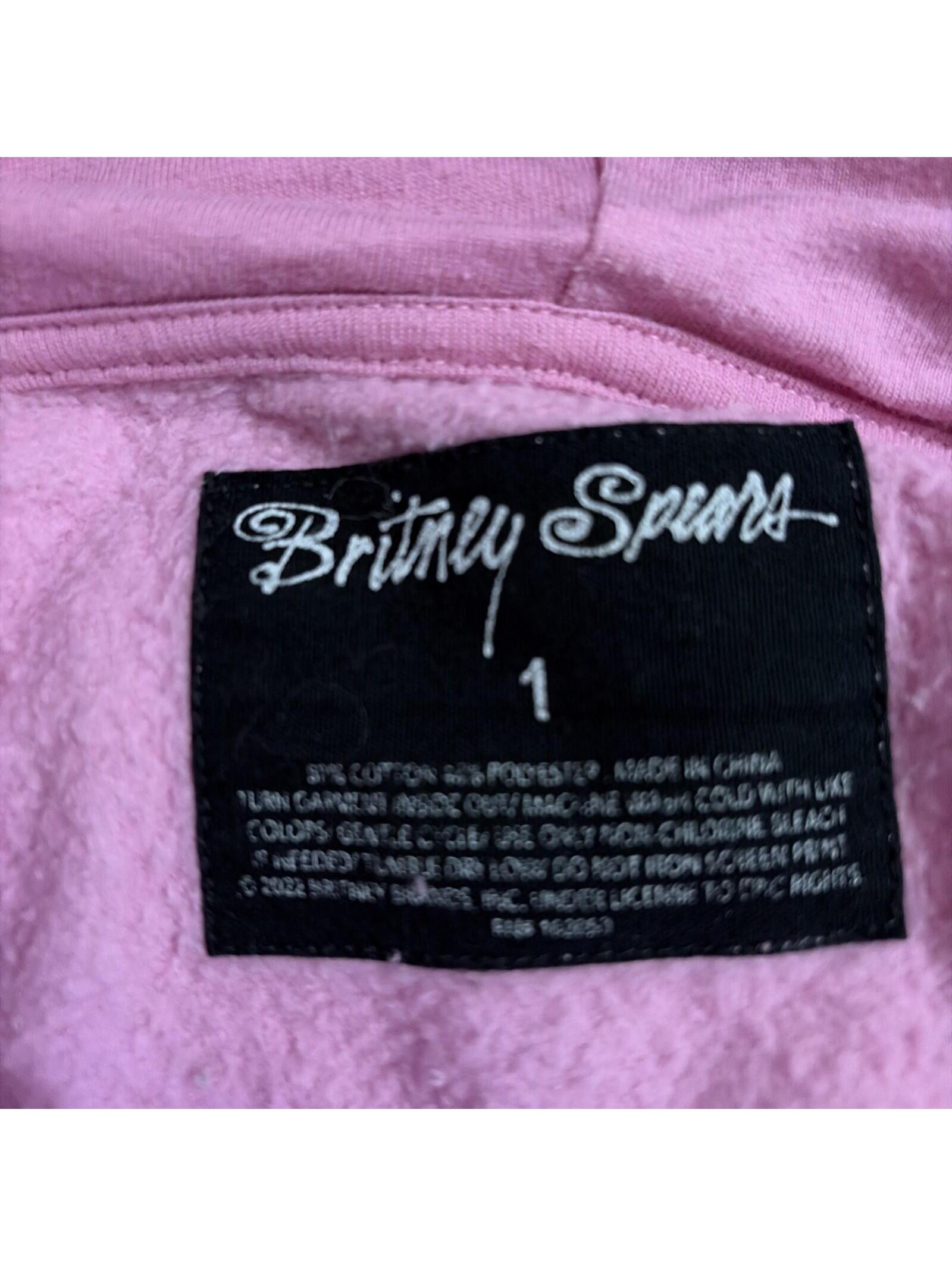 Britney Spears Pullover Hoodie Pink Sz 1 Britney Spears 1999